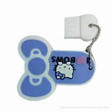 Cartoon USB Flash Drives, 64MB-128GB Capacity